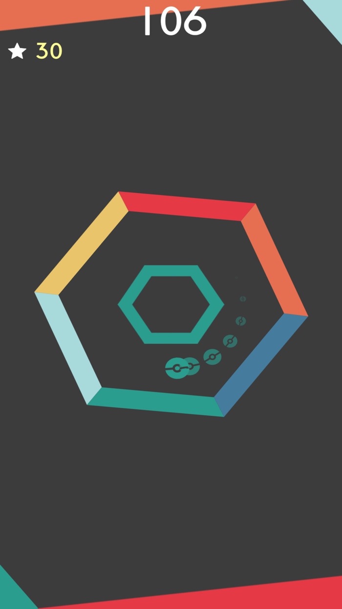 Color Hexagon - smash colors