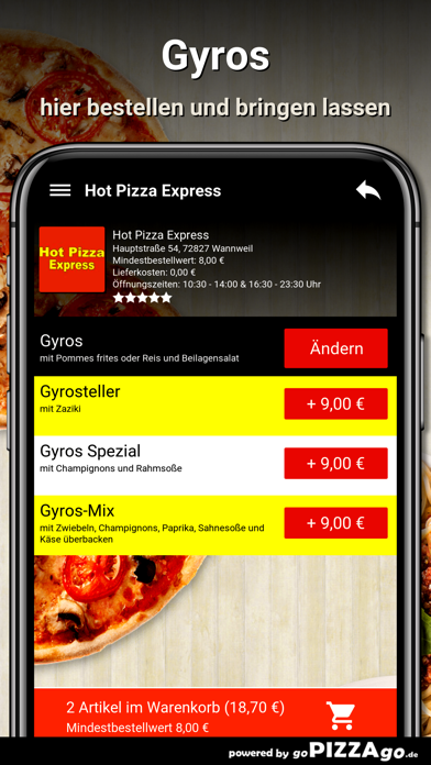 Hot Pizza Express Wannweil screenshot 6