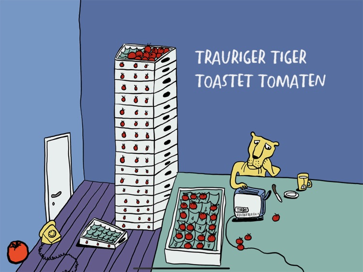 Trauriger Tiger