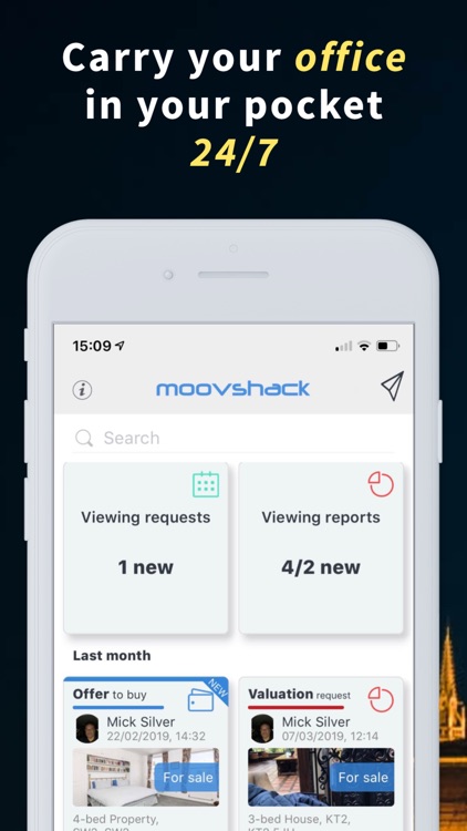 Moovshack Pro: for agents only