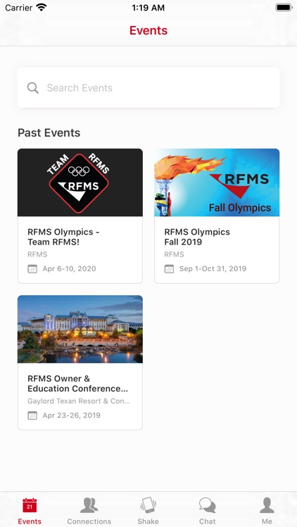 RFMS Events