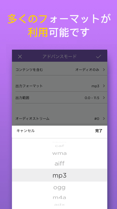 Mp3抽出 動画を音楽 音声ファイルに変換する Iphoneアプリ Applion