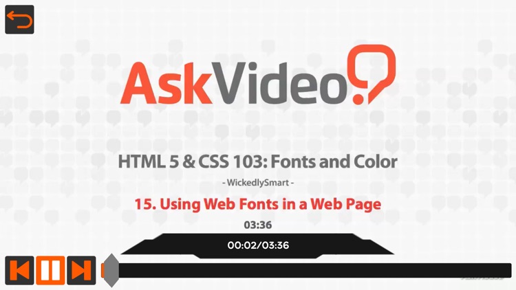 Fonts Course for HTML5 and CSS