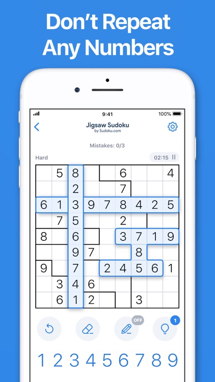 Jigsaw Sudoku by Sudoku.com