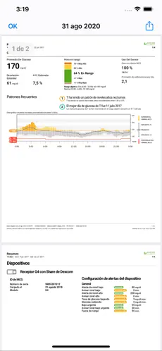 Captura 6 Dexcom CLARITY iphone