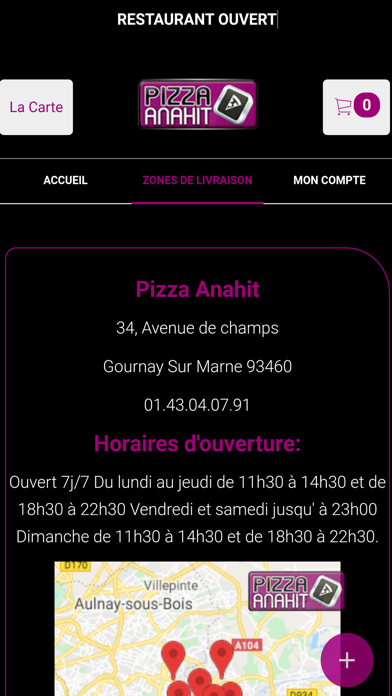 How to cancel & delete Pizza Anahit Gournay-sur-Marne from iphone & ipad 4