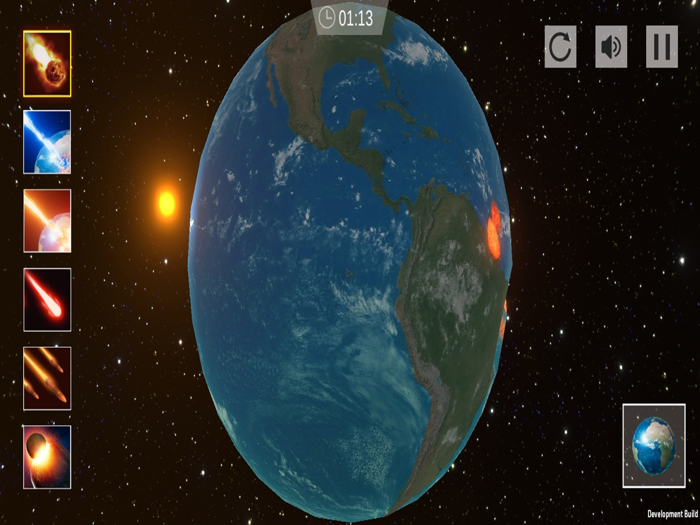 Mô phỏng vụ nổ hành tinh