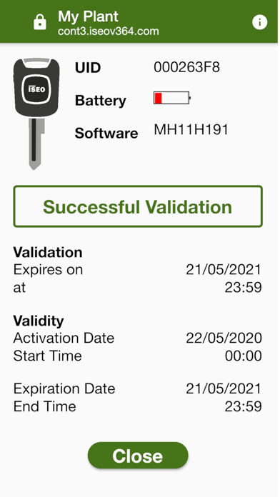 ISEO F9000 ON 2