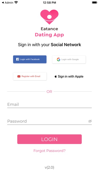 Eatance Dating app