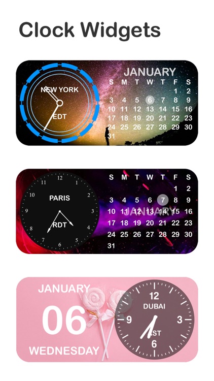 Digital Analog Clock Widget screenshot-4