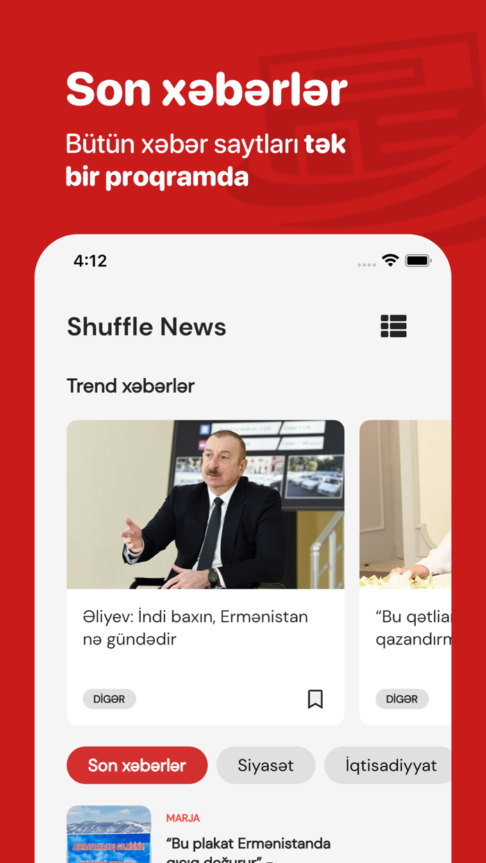 Shuffle News - Xəbərlər