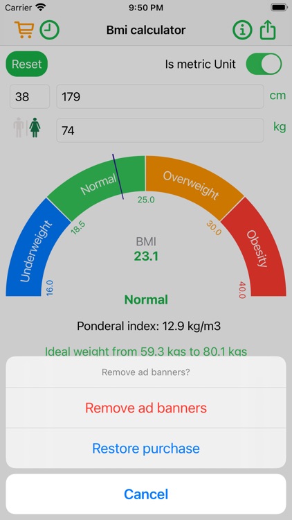 Calculate & Monitor BMI screenshot-3