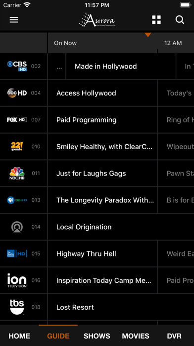 Aurora TV by Hickory Telephone screenshot 2