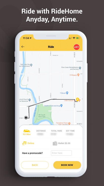 eRideHome-Rideshare screenshot-5