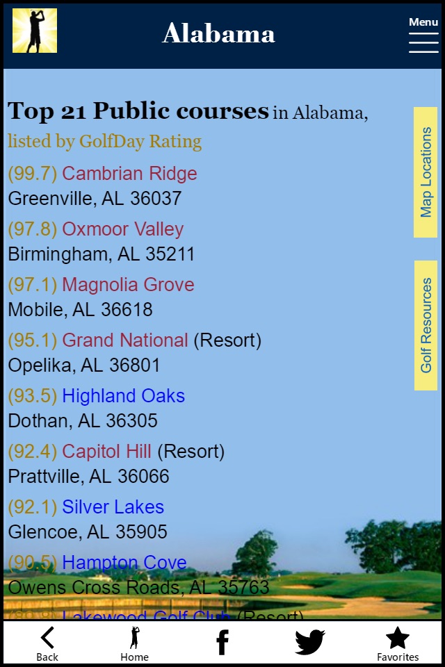 GolfDay Alabama screenshot 3
