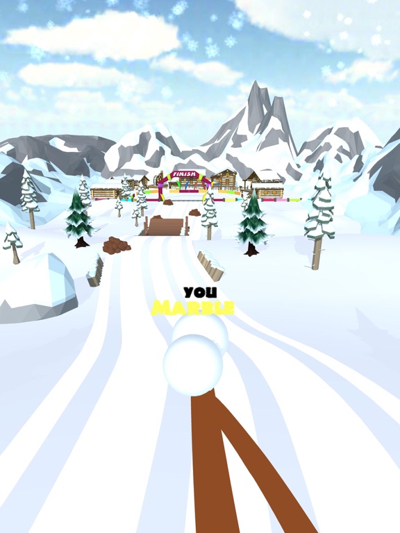 Snow Ball Race screenshot 2