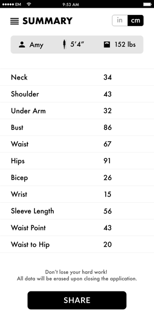 TAILOAR Tailoring Measurements(圖5)-速報App