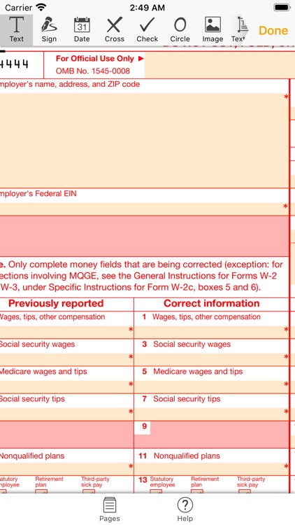 W2c Printable Form - Printable Forms Free Online