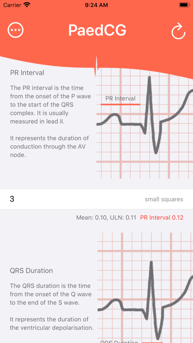 PaedCG - Paediatric ECG screenshot1