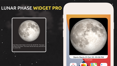 Lunar Phase Widget Proのおすすめ画像1