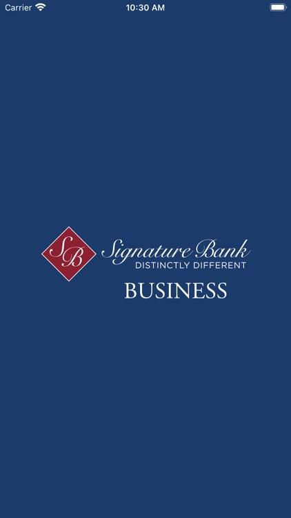 Signature Bank Mobile Business