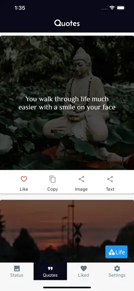 Game screenshot Motivational Quotes & Status apk