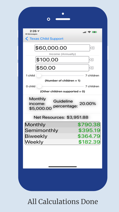 How to cancel & delete Child Support Calc from iphone & ipad 3