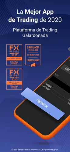 Screenshot 2 Libertex: forex y acciones iphone