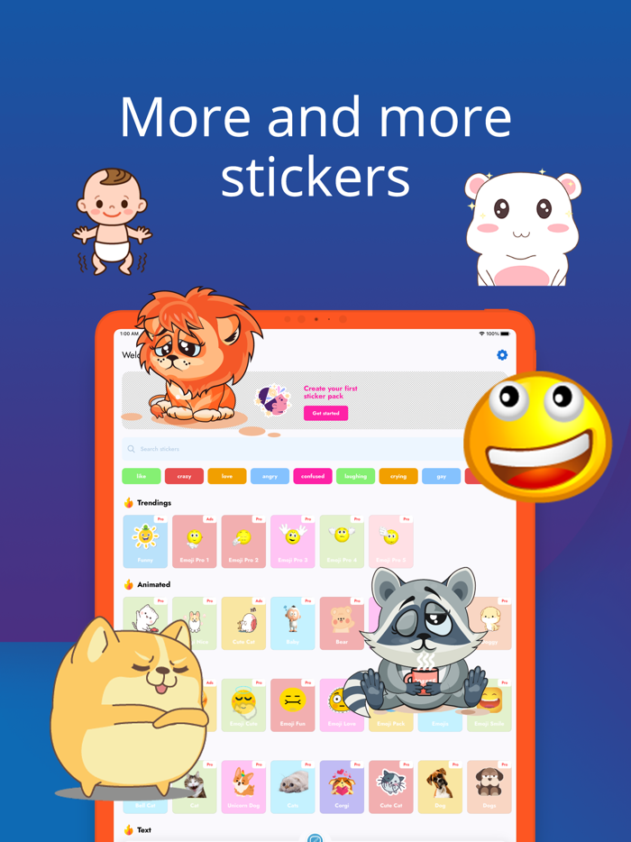 Sticker Now - Emojis  Memes