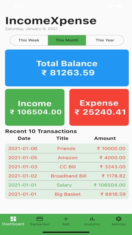 IncomeXpense screenshot-4