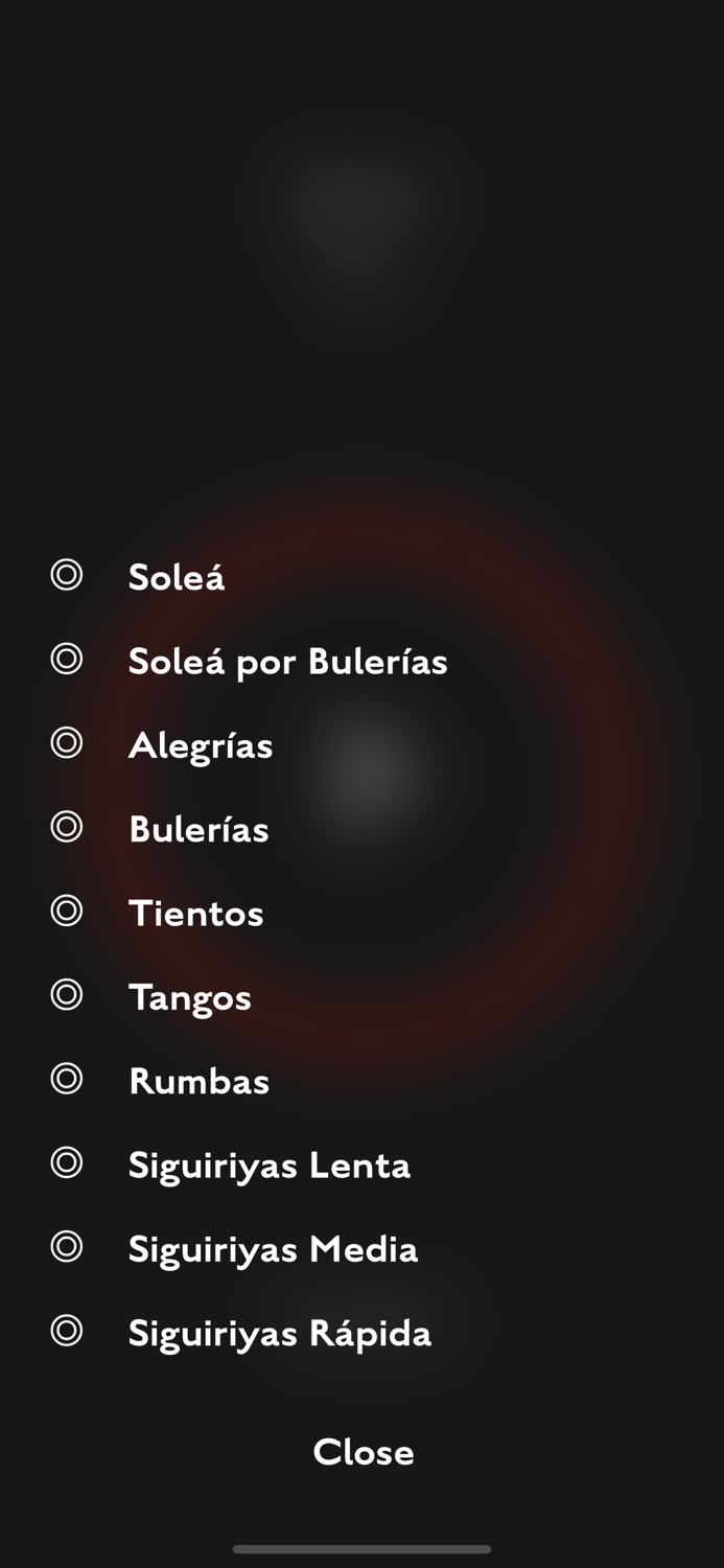 Compás, a flamenco metronome