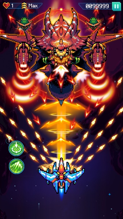 Galaxiga - ギャラガアーケードシューティングのスクリーンショット10 Galaxiga - ギャラガアーケードシューティングのスクリーンショット10