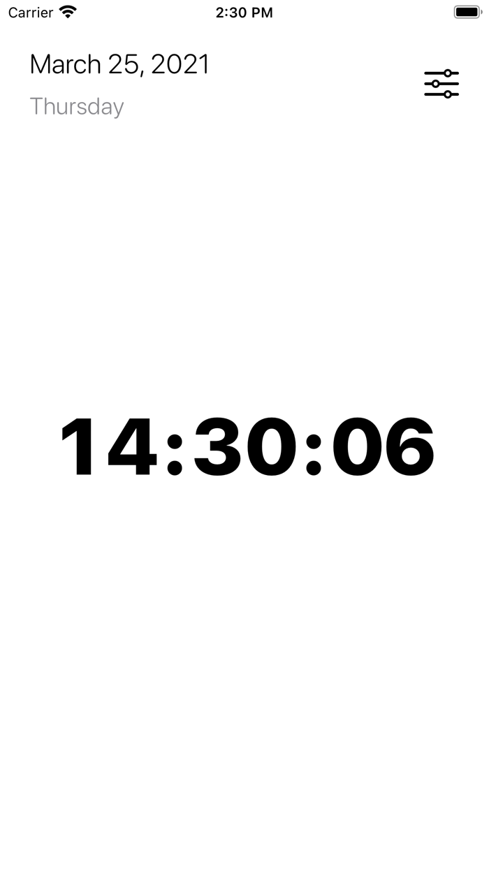 Minimal Clock - Analog Clock