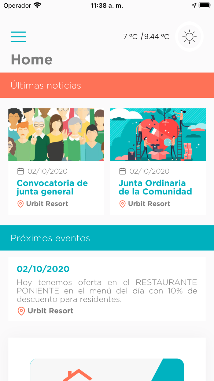 Urbit - Gestión de Resort