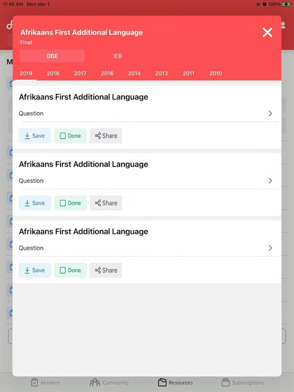 Screenshot #5 pour Don't Fail - Exams & Tutoring