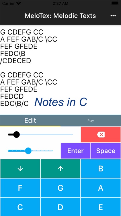 MeloTex - Letter Note Player screenshot-4