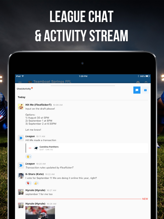 Fleaflicker Fantasy Leagues