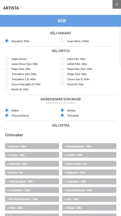 Kafelinos Stenugnspizza