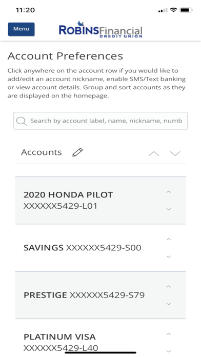Robins Financial Credit Union screenshot 3