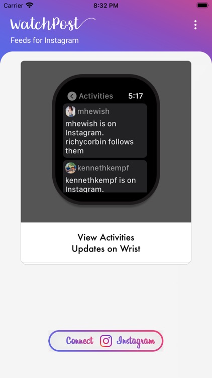 WatchPost for Instagram Feeds