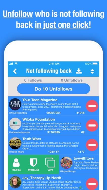 Still Followers for Twitter