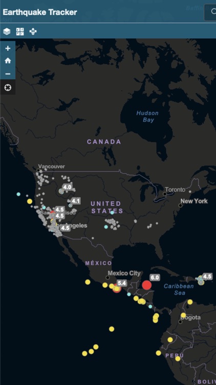 Earthquake Tracker Map