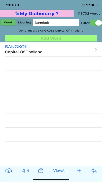 Editable Personal Dictionary screenshot-4