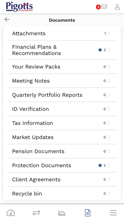 Pigotts Client Portal