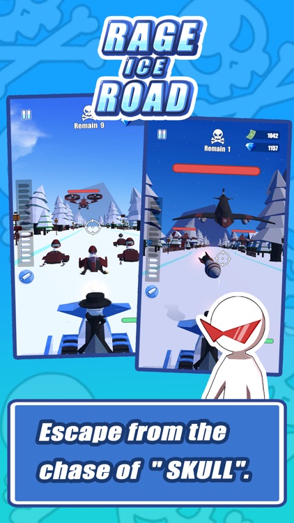 Rage Ice Road 3D screenshot-3