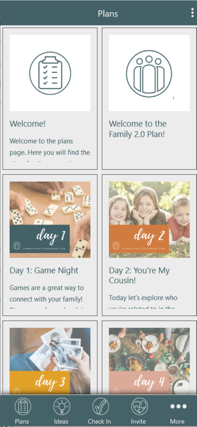 Connections Experiment