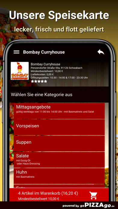 Bombay Curryhouse Schwabach screenshot 6