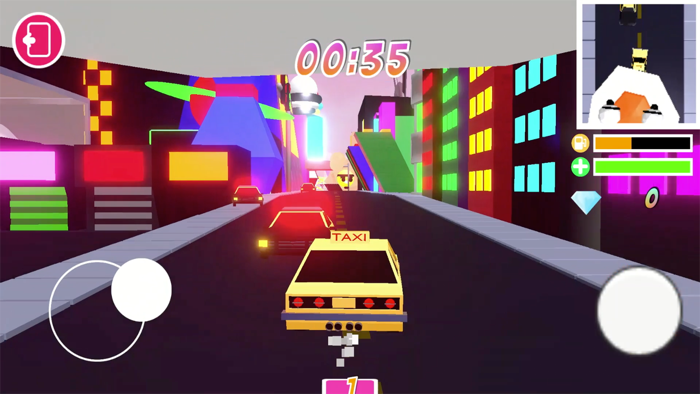 TAXI DELIVERY ROAD RAGE