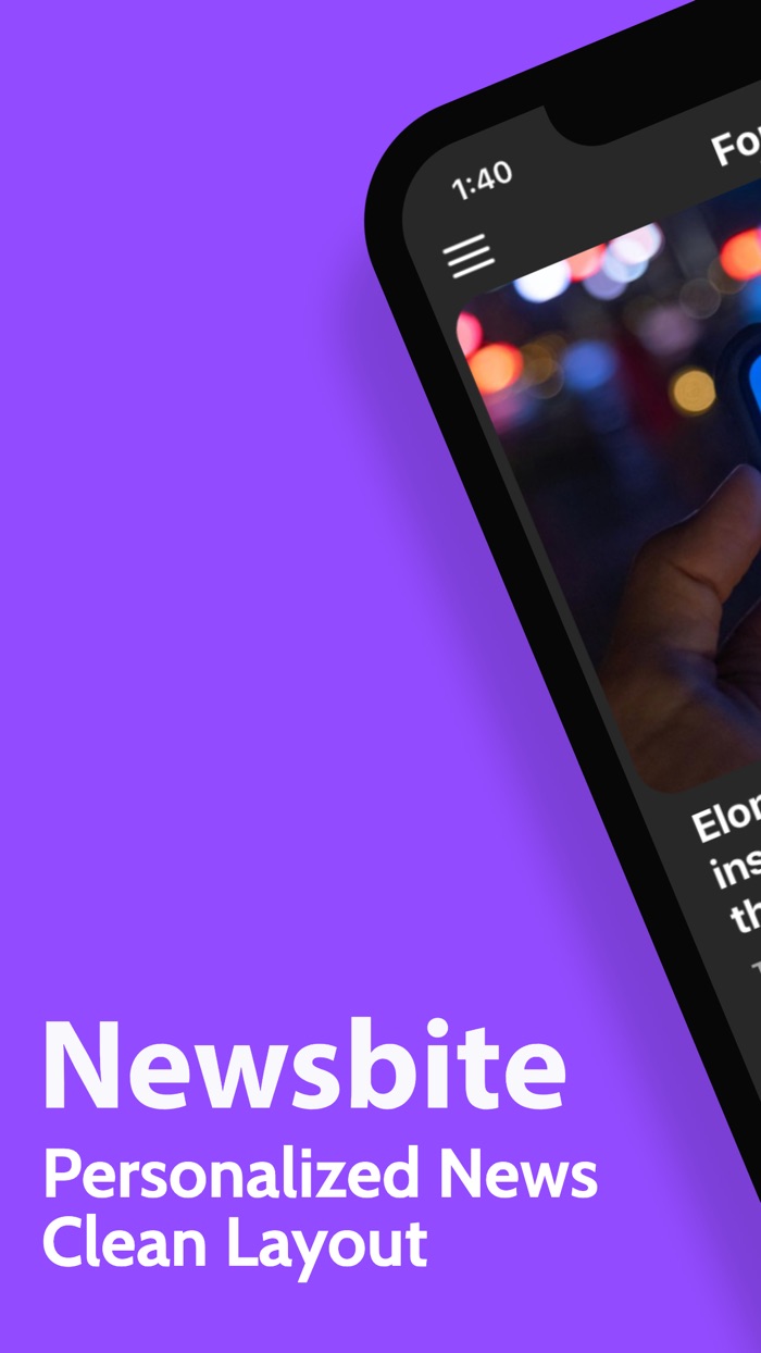 Newsbite Personalized News