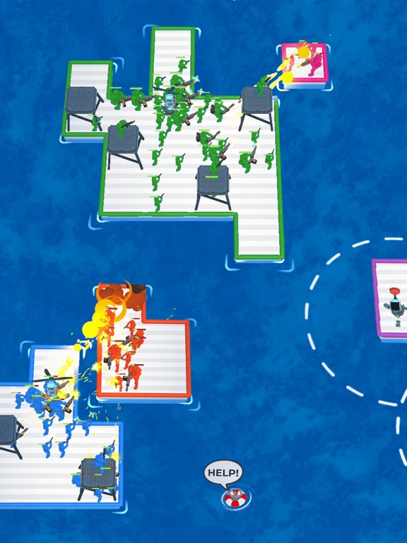 iPad Image of War of Rafts: Naval Battle